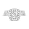 Thumbnail Image 3 of Now + Forever Lab-Grown Diamonds Princess-Cut Bridal Set 3 ct tw 14K White Gold