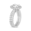 Lab-Created Diamonds by KAY Oval-Cut Halo Bridal Set 3 ct tw 14K White Gold