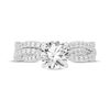 Thumbnail Image 3 of Now + Forever Lab-Grown Diamonds Round-Cut Twist Bridal Set 2 ct tw 14K White Gold