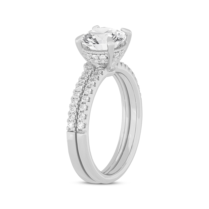 Main Image 2 of Now + Forever Lab-Grown Diamonds Round-Cut Bridal Set 2-3/8 ct tw 14K White Gold