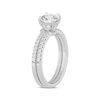 Thumbnail Image 2 of Now + Forever Lab-Grown Diamonds Round-Cut Bridal Set 1-3/8 ct tw 14K White Gold