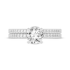 Thumbnail Image 3 of Now + Forever Lab-Grown Diamonds Round-Cut Bridal Set 1-3/8 ct tw 14K White Gold