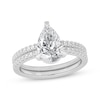 Thumbnail Image 1 of Now + Forever Lab-Grown Diamonds Pear-Shaped Bridal Set 2-3/8 ct tw 14K White Gold