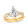 Thumbnail Image 0 of Lab-Created Diamonds by KAY Pear-Shaped Bridal Set 2-3/8 ct tw 14K Yellow Gold