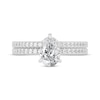 Lab-Created Diamonds by KAY Pear-Shaped Bridal Set 1-3/8 ct tw 14K White Gold