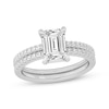 Thumbnail Image 0 of Lab-Created Diamonds by KAY Emerald-Cut Bridal Set 2-3/8 ct tw 14K White Gold