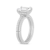 Thumbnail Image 2 of Now + Forever Lab-Grown Diamonds Emerald-Cut Bridal Set 2-3/8 ct tw 14K White Gold