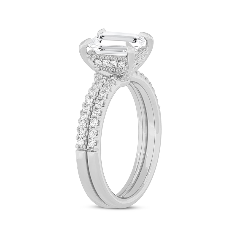 Lab-Created Diamonds by KAY Emerald-Cut Bridal Set 2-3/8 ct tw 14K White Gold