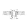 Thumbnail Image 3 of Now + Forever Lab-Grown Diamonds Emerald-Cut Bridal Set 2-3/8 ct tw 14K White Gold
