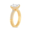 Thumbnail Image 2 of Now + Forever Lab-Grown Diamonds Emerald-Cut Bridal Set 2-3/8 ct tw 14K Yellow Gold
