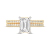 Thumbnail Image 3 of Now + Forever Lab-Grown Diamonds Emerald-Cut Bridal Set 2-3/8 ct tw 14K Yellow Gold