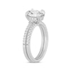 Thumbnail Image 2 of Now + Forever Lab-Grown Diamonds Oval-Cut Bridal Set 2-3/8 ct tw 14K White Gold