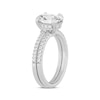 Thumbnail Image 1 of Lab-Created Diamonds by KAY Oval-Cut Bridal Set 2-3/8 ct tw 14K White Gold