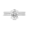 Thumbnail Image 2 of Lab-Created Diamonds by KAY Oval-Cut Bridal Set 2-3/8 ct tw 14K White Gold