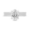 Thumbnail Image 3 of Now + Forever Lab-Grown Diamonds Oval-Cut Bridal Set 2-3/8 ct tw 14K White Gold