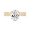 Thumbnail Image 3 of Now + Forever Lab-Grown Diamonds Oval-Cut Bridal Set 2-3/8 ct tw 14K Yellow Gold