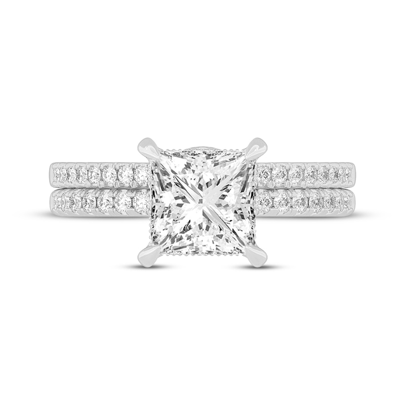 Lab-Created Diamonds by KAY Princess-Cut Bridal Set 2-3/8 ct tw 14K White Gold