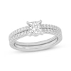 Lab-Created Diamonds by KAY Princess-Cut Bridal Set 1-3/8 ct tw 14K White Gold