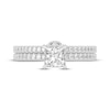 Thumbnail Image 3 of Now + Forever Lab-Grown Diamonds Princess-Cut Bridal Set 1-3/8 ct tw 14K White Gold