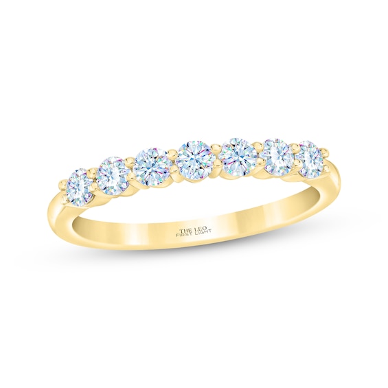 THE LEO First Light Diamond Anniversary Band 1/2 ct tw 14K Yellow Gold