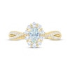 Thumbnail Image 3 of THE LEO First Light Diamond Oval-Cut Engagement Ring 1 ct tw 14K Yellow Gold