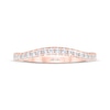 Thumbnail Image 3 of THE LEO First Light Diamond Curved Wedding Band 1/4 ct tw 14K Rose Gold