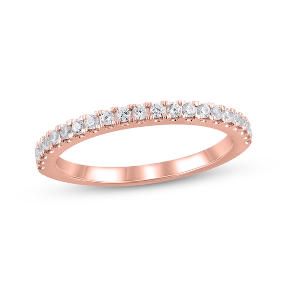 Now + Forever Lab-Grown Diamonds Anniversary Band 1/4 ct tw 14K Rose Gold