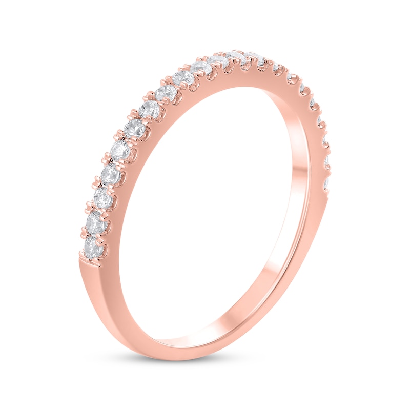Main Image 2 of Now + Forever Lab-Grown Diamonds Anniversary Band 1/4 ct tw 14K Rose Gold