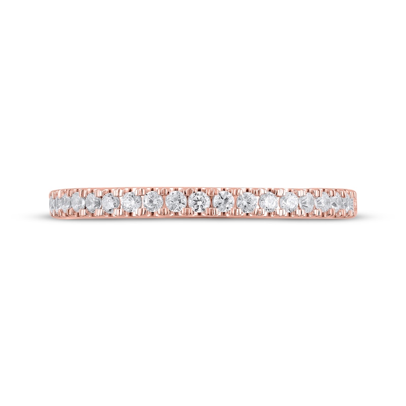 Main Image 3 of Now + Forever Lab-Grown Diamonds Anniversary Band 1/4 ct tw 14K Rose Gold
