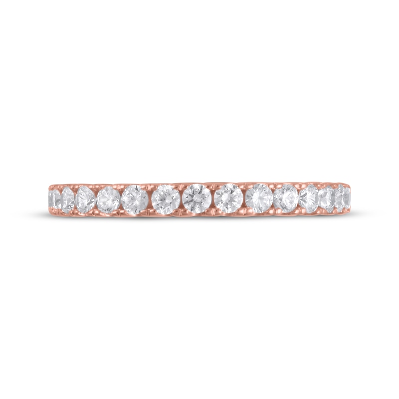 Main Image 3 of Now + Forever Lab-Grown Diamonds Anniversary Band 1/2 ct tw 14K Rose Gold