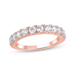 Now + Forever Lab-Grown Diamonds Anniversary Band 1 ct tw 14K Rose Gold