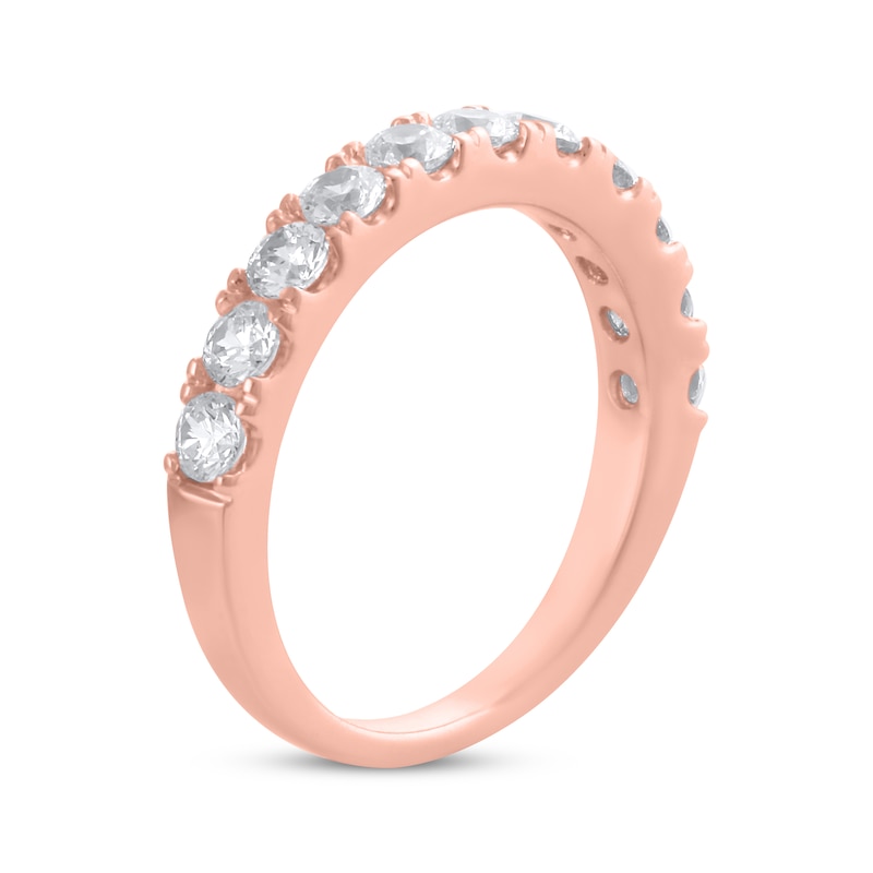 Main Image 2 of Now + Forever Lab-Grown Diamonds Anniversary Band 1 ct tw 14K Rose Gold
