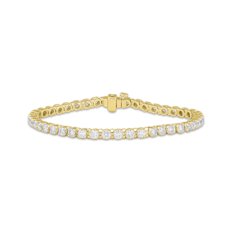 Main Image 1 of Diamond Tennis Bracelet 5 ct tw 10K Yellow Gold 7&quot;