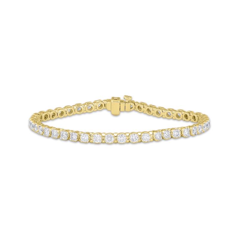 Diamond Tennis Bracelet 5 ct tw 10K Yellow Gold 7"