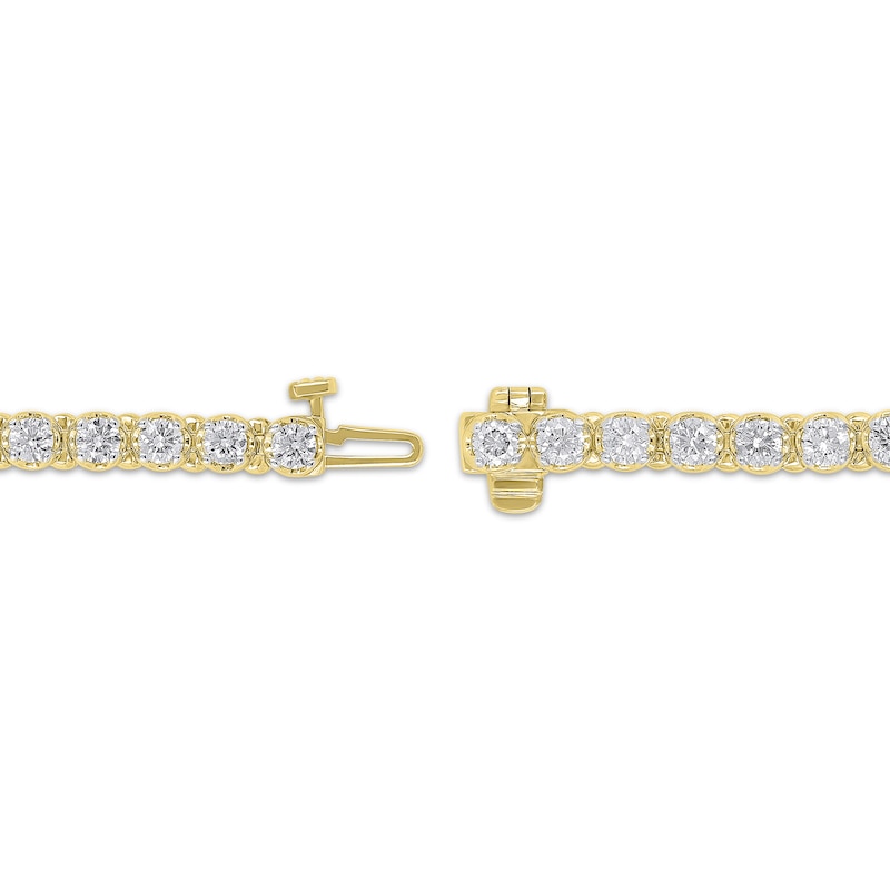 Diamond Tennis Bracelet 5 ct tw 10K Yellow Gold 7"