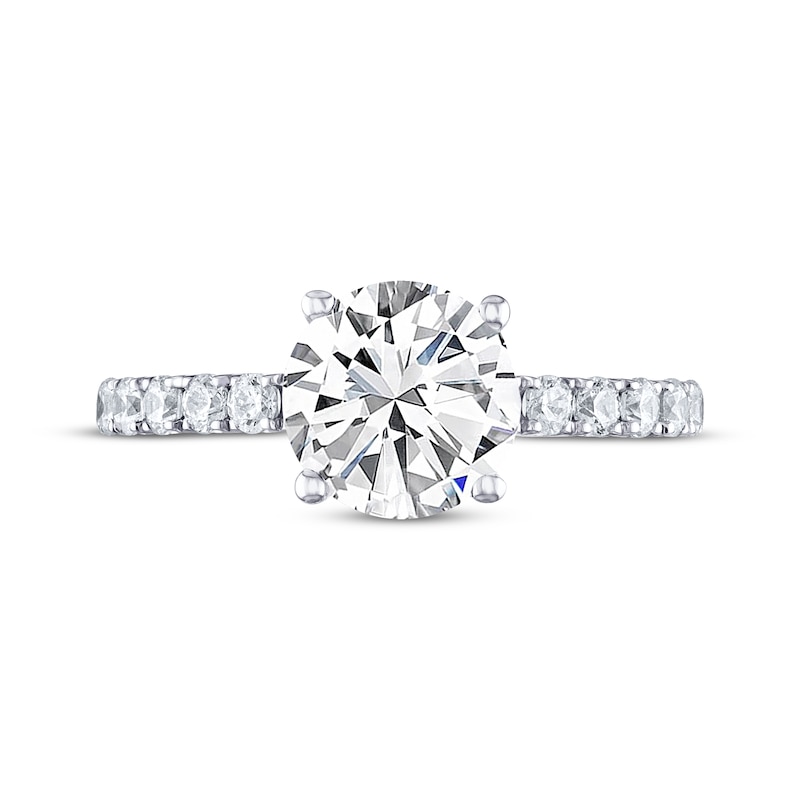Main Image 3 of THE LEO Diamond Engagement Ring 2-3/8 ct tw Round-cut 14K White Gold