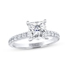 Thumbnail Image 0 of THE LEO Diamond Engagement Ring 2-3/8 ct tw Princess & Round 14K White Gold