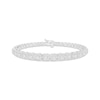 Thumbnail Image 1 of Multi-Diamond Graduated Link Bracelet 1-1/2 ct tw 10K White Gold 7&quot;