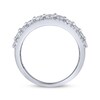 Thumbnail Image 3 of Diamond Multi-Row Ring 2 ct tw 10K White Gold
