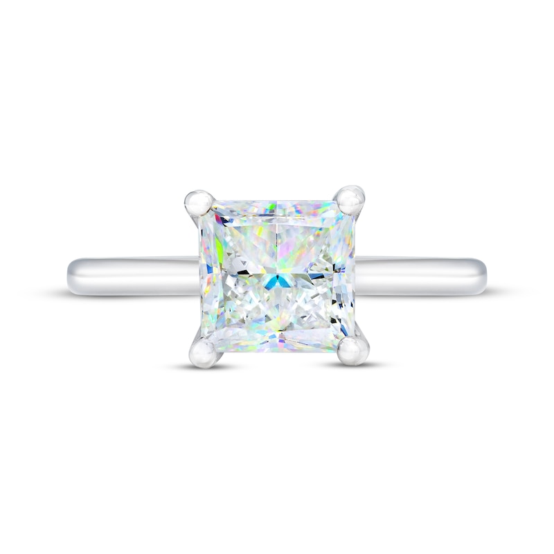 Main Image 3 of THE LEO First Light Diamond Princess-Cut Solitaire Engagement Ring 2 ct tw 14K White Gold