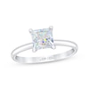 Thumbnail Image 1 of THE LEO First Light Diamond Princess-Cut Solitaire Engagement Ring 1-1/2 ct tw 14K White Gold