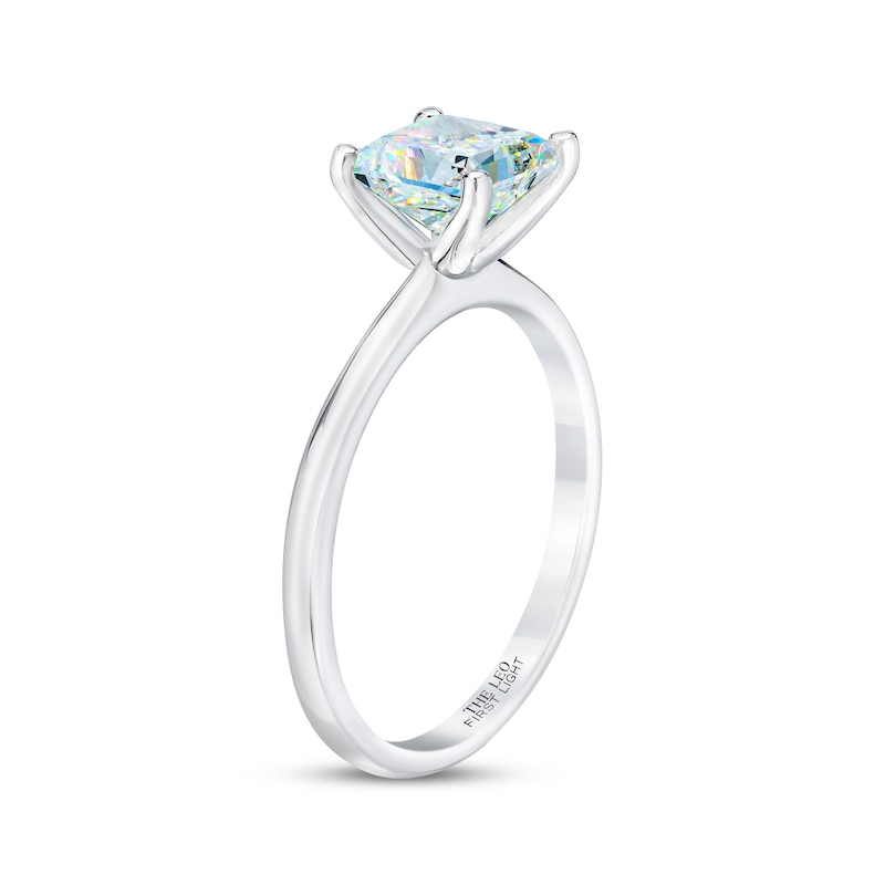 Main Image 2 of THE LEO First Light Diamond Princess-Cut Solitaire Engagement Ring 1-1/2 ct tw 14K White Gold