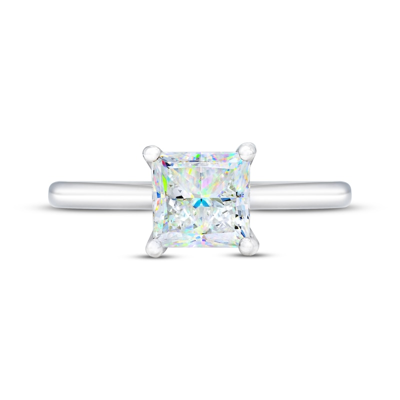 Main Image 3 of THE LEO First Light Diamond Princess-Cut Solitaire Engagement Ring 1-1/2 ct tw 14K White Gold
