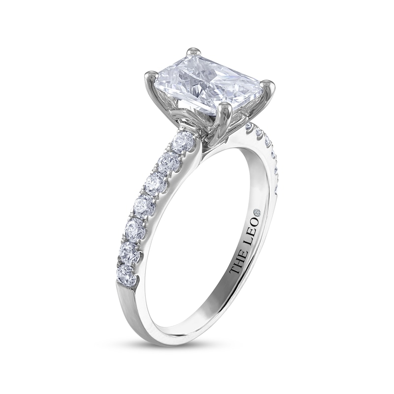 Main Image 2 of THE LEO Diamond Emerald-Cut Engagement Ring 2-3/8 ct tw 14K White Gold