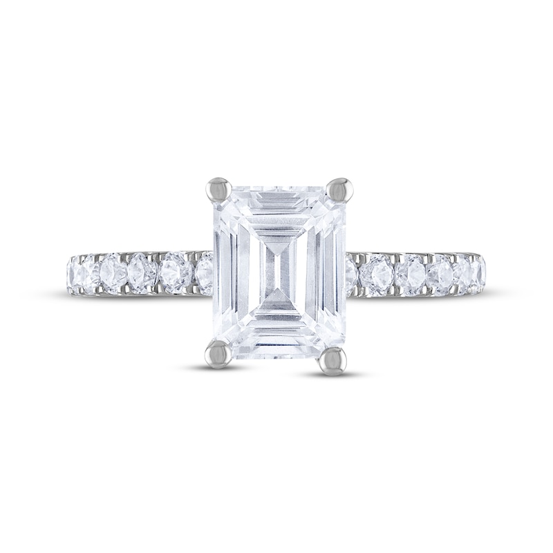 THE LEO Diamond Emerald-Cut Engagement Ring 2-3/8 ct tw 14K White Gold