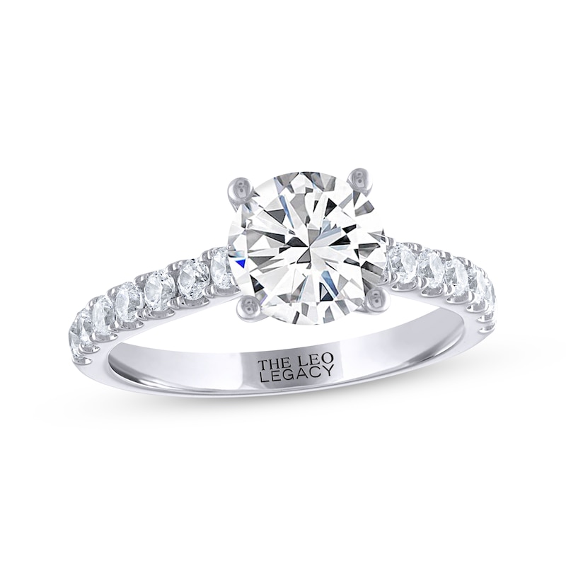 THE LEO Legacy Lab-Created Diamond Engagement Ring 1-7/8 ct tw 14K White Gold