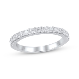 Now + Forever Lab-Grown Diamonds Diamond Anniversary Ring 1/2 ct tw 14K White Gold