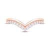 Thumbnail Image 3 of Now + Forever Diamond Chevron Ring 1/4 ct tw 14K Rose Gold