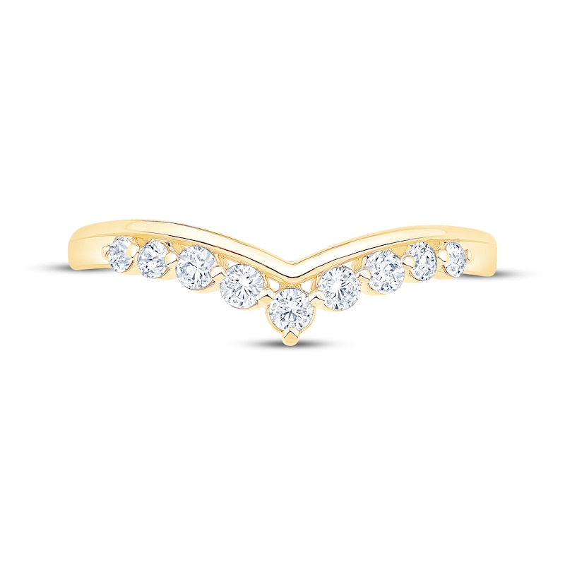 Main Image 3 of Now + Forever Diamond Chevron Ring 1/4 ct tw 14K Yellow Gold