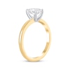 Thumbnail Image 2 of Now + Forever Lab-Grown Diamonds Pear-Shaped Solitaire Engagement Ring 1 ct tw 14K Yellow Gold (F/SI2)